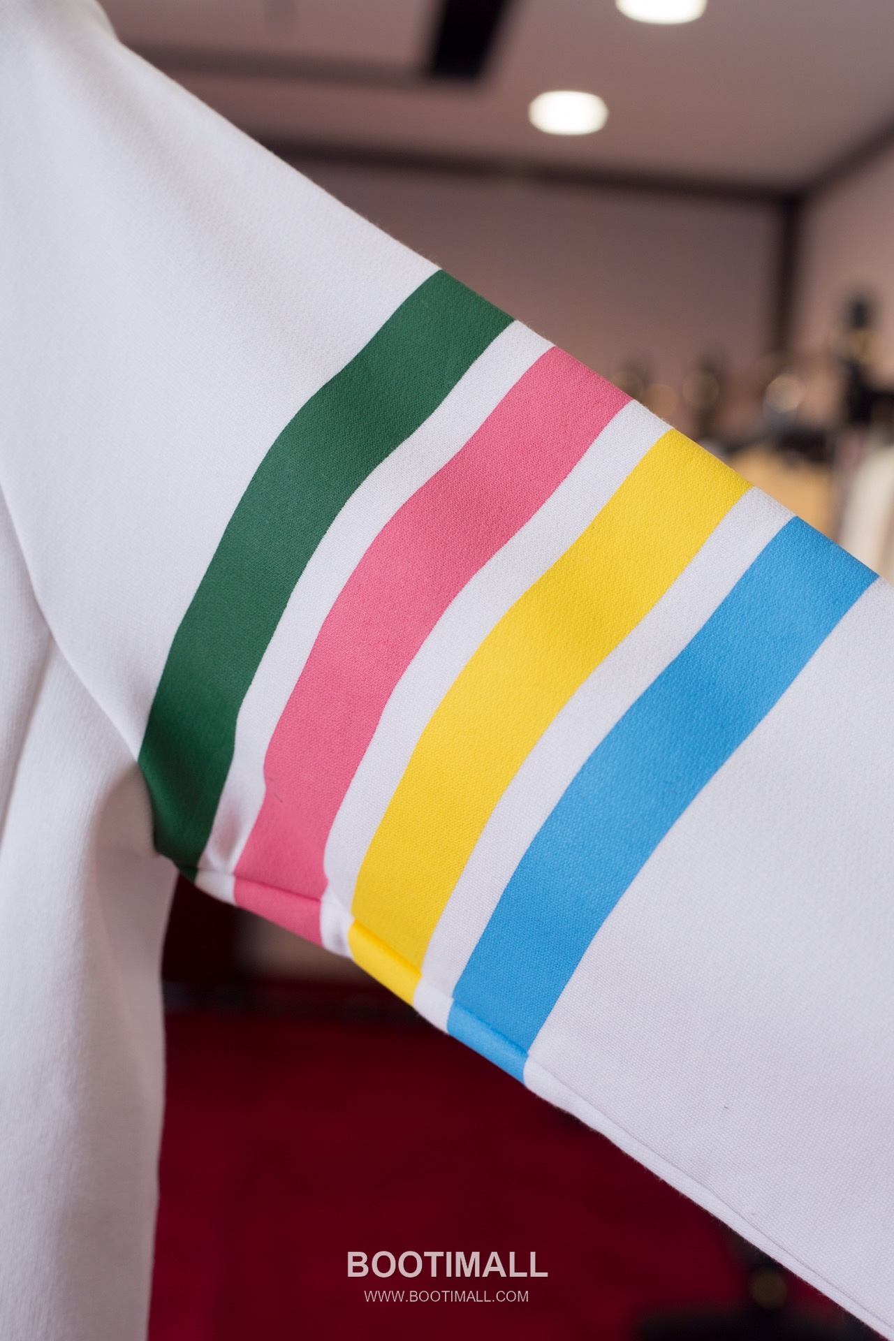 Thom Browne Rainbow Stripe Zip-Up Jacket Light Gray 톰브라운 레인보우 스트라이프 집업 자켓 라이트 그레이 TB66 6