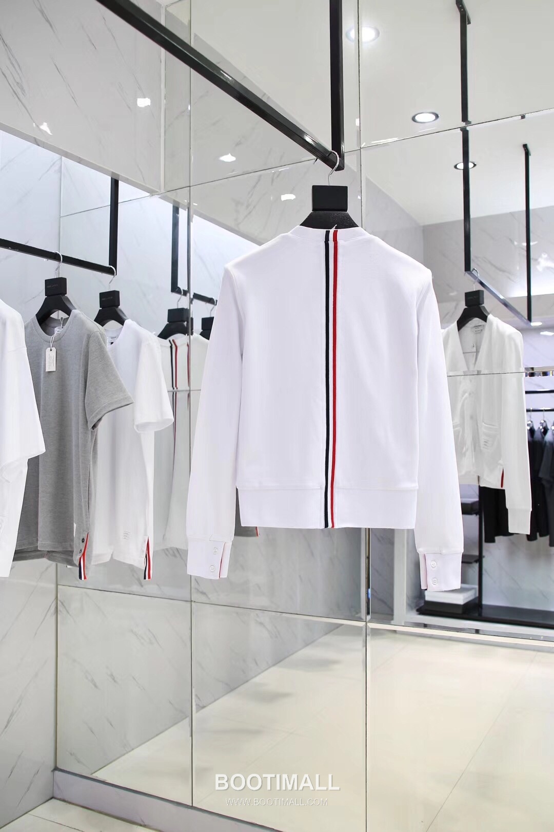 Thom Browne Pique Cotton Cardigan Pink White 톰브라운 피케 코튼 가디건 핑크 화이트 TB29 4