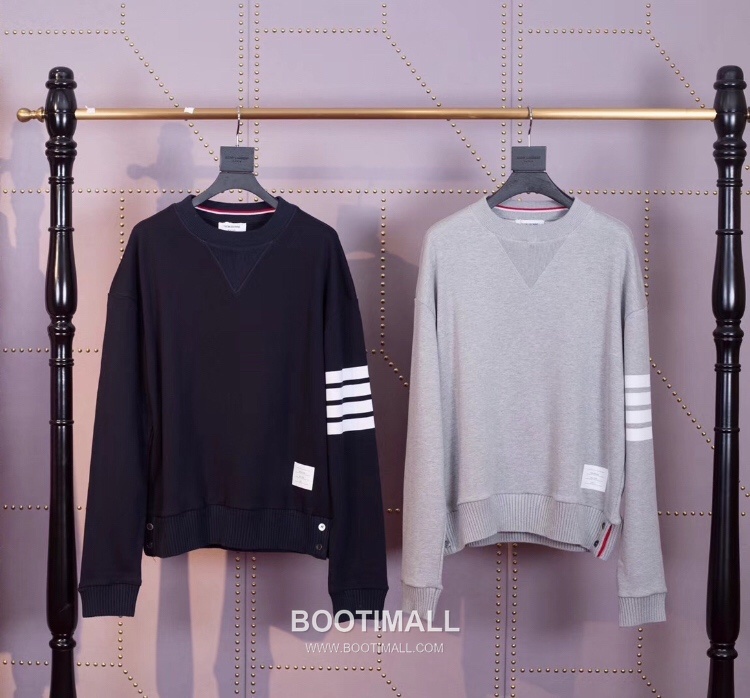 Thom Browne Classic Stripe Knit Crewneck Sweatshirt Navy 톰브라운 클래식 스트라이프 니트 크루넥 스웨트셔츠 네이비 TB55 10