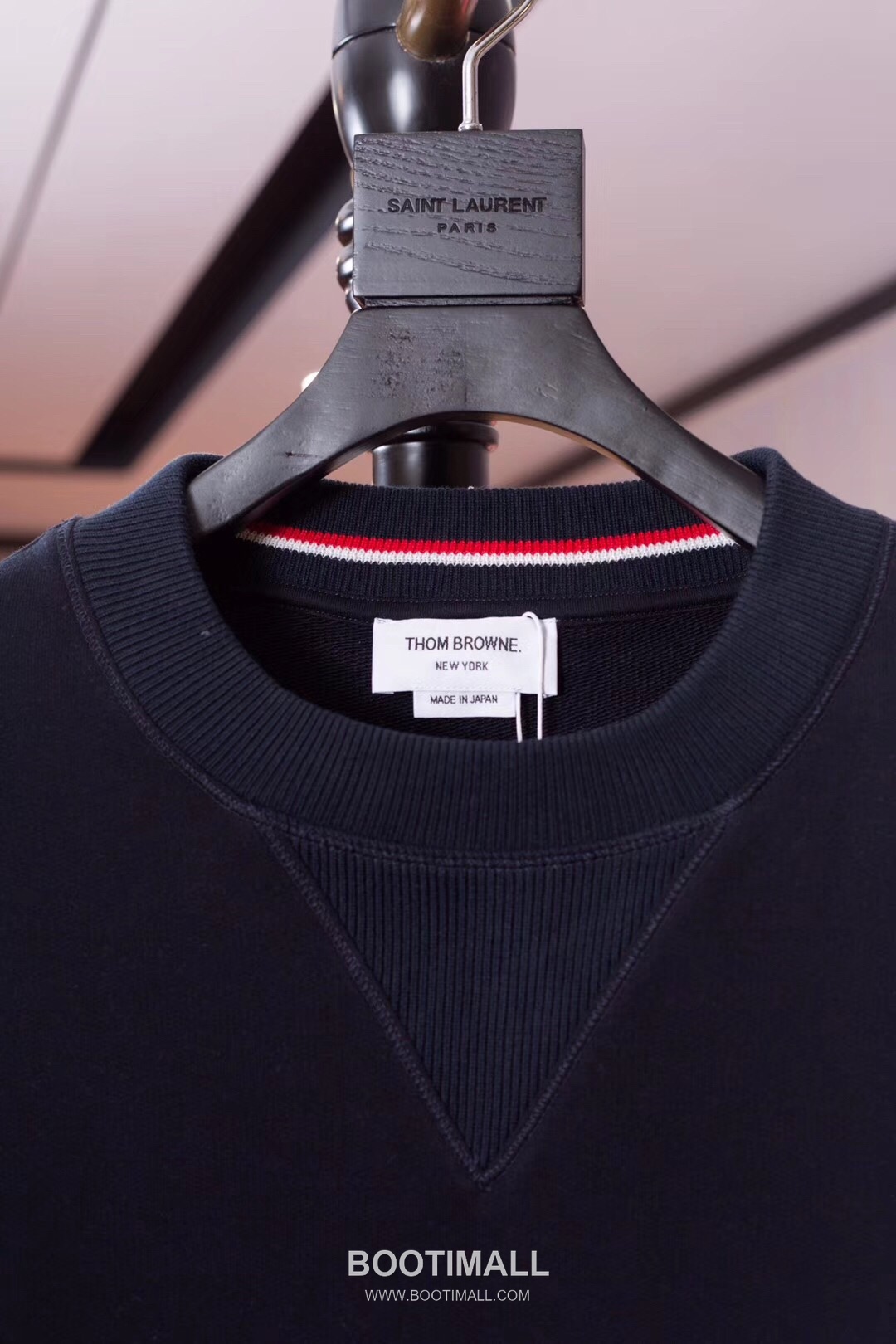 Thom Browne Classic Stripe Knit Crewneck Sweatshirt Navy 톰브라운 클래식 스트라이프 니트 크루넥 스웨트셔츠 네이비 TB55 4