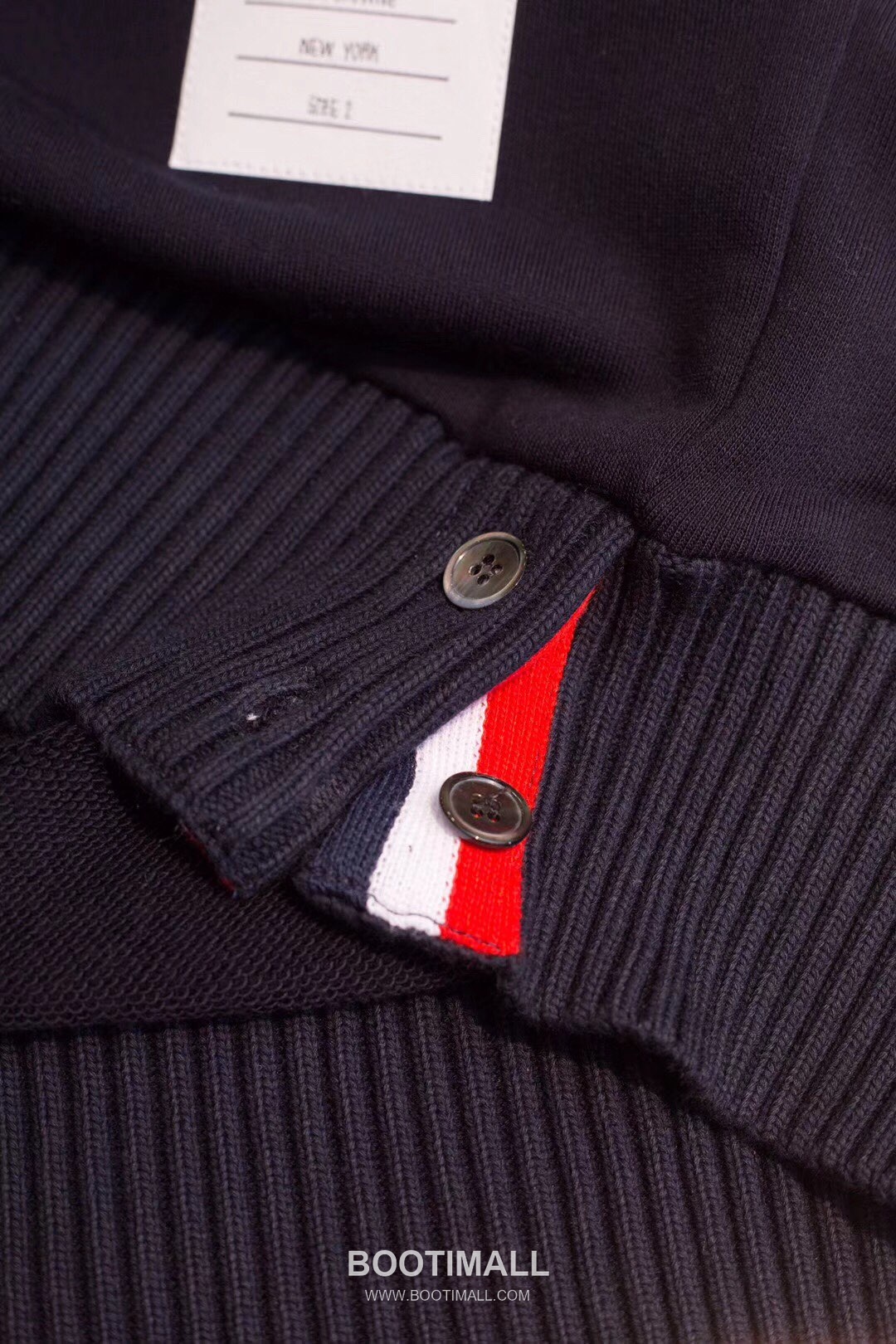 Thom Browne Classic Stripe Knit Crewneck Sweatshirt Navy 톰브라운 클래식 스트라이프 니트 크루넥 스웨트셔츠 네이비 TB55 7