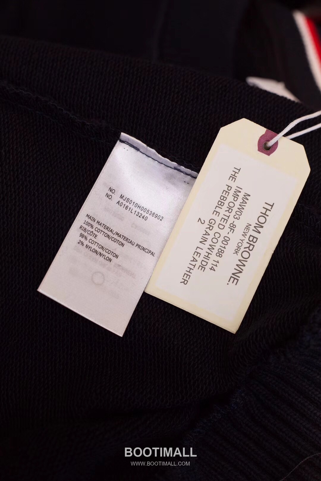 Thom Browne Classic Stripe Knit Crewneck Sweatshirt Navy 톰브라운 클래식 스트라이프 니트 크루넥 스웨트셔츠 네이비 TB55 8