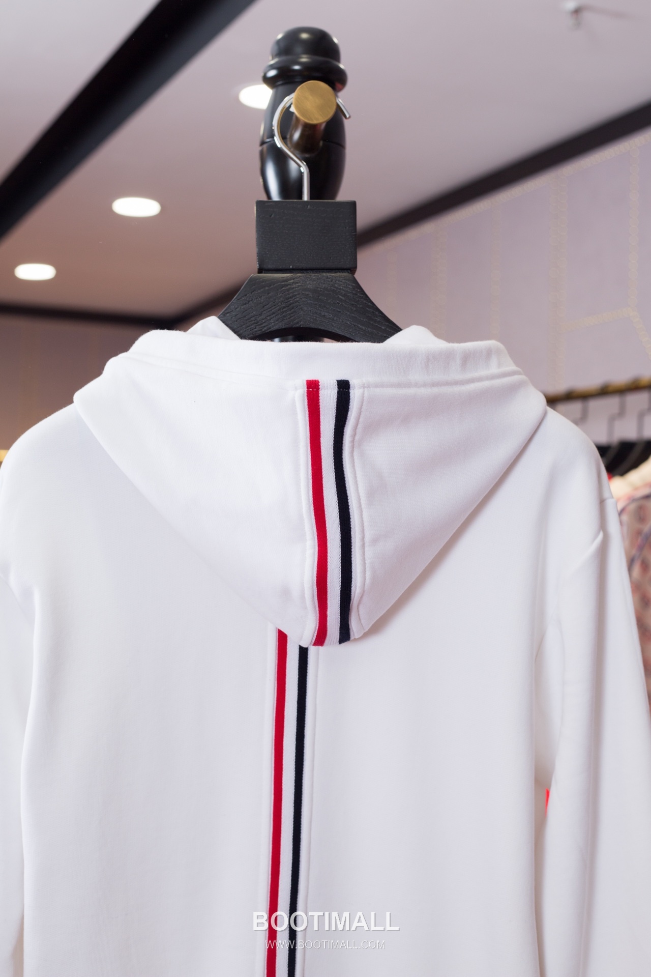 Thom Browne Back Webbing Zip-Up Hoodie Jacket Grey 톰브라운 백 웨빙 집업 후디 자켓 그레이 TB61 4