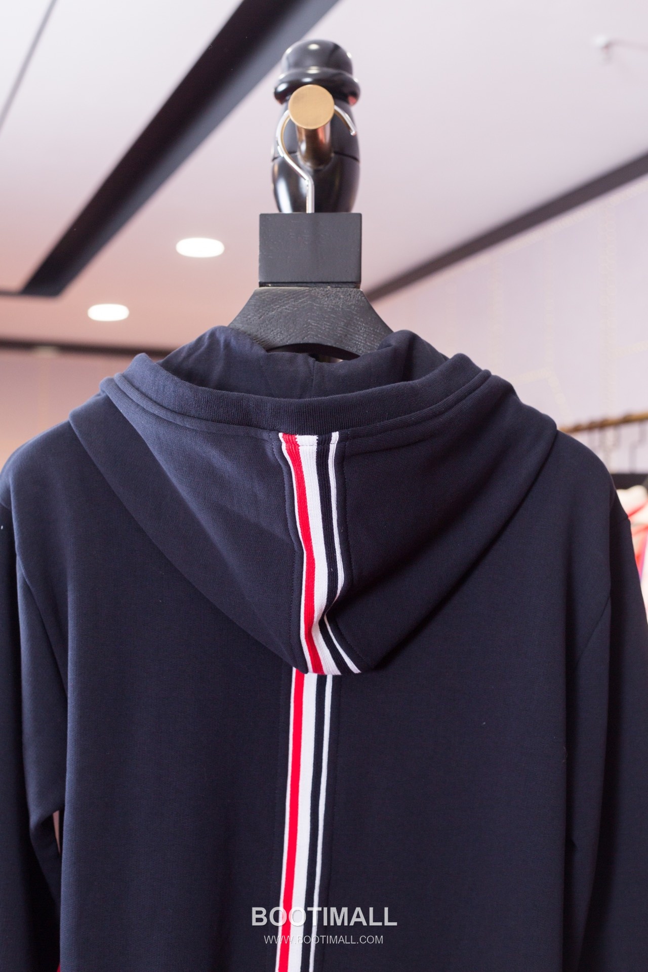 Thom Browne Back Webbing Zip-Up Hoodie Jacket Grey 톰브라운 백 웨빙 집업 후디 자켓 그레이 TB61 4