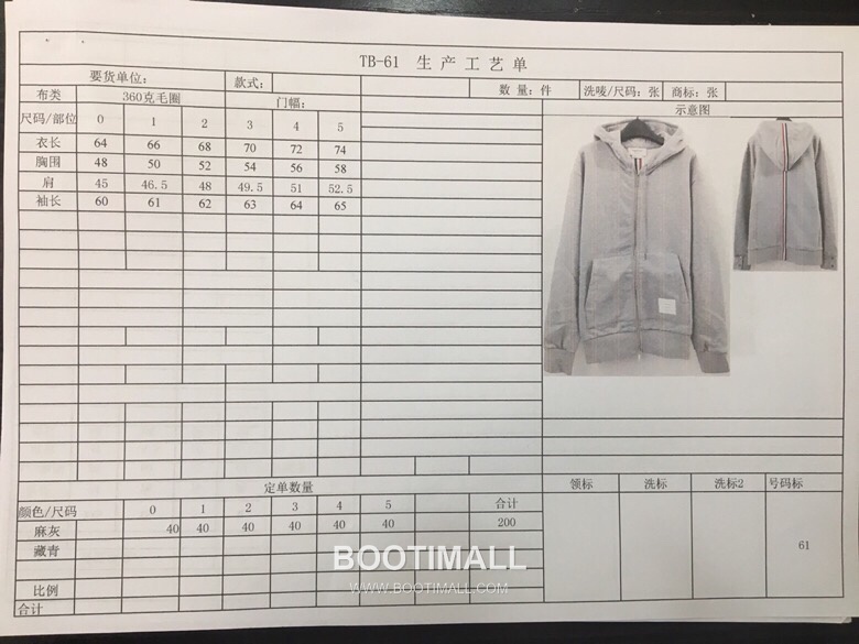 Thom Browne Back Webbing Zip-Up Hoodie Jacket Grey 톰브라운 백 웨빙 집업 후디 자켓 그레이 TB61 9