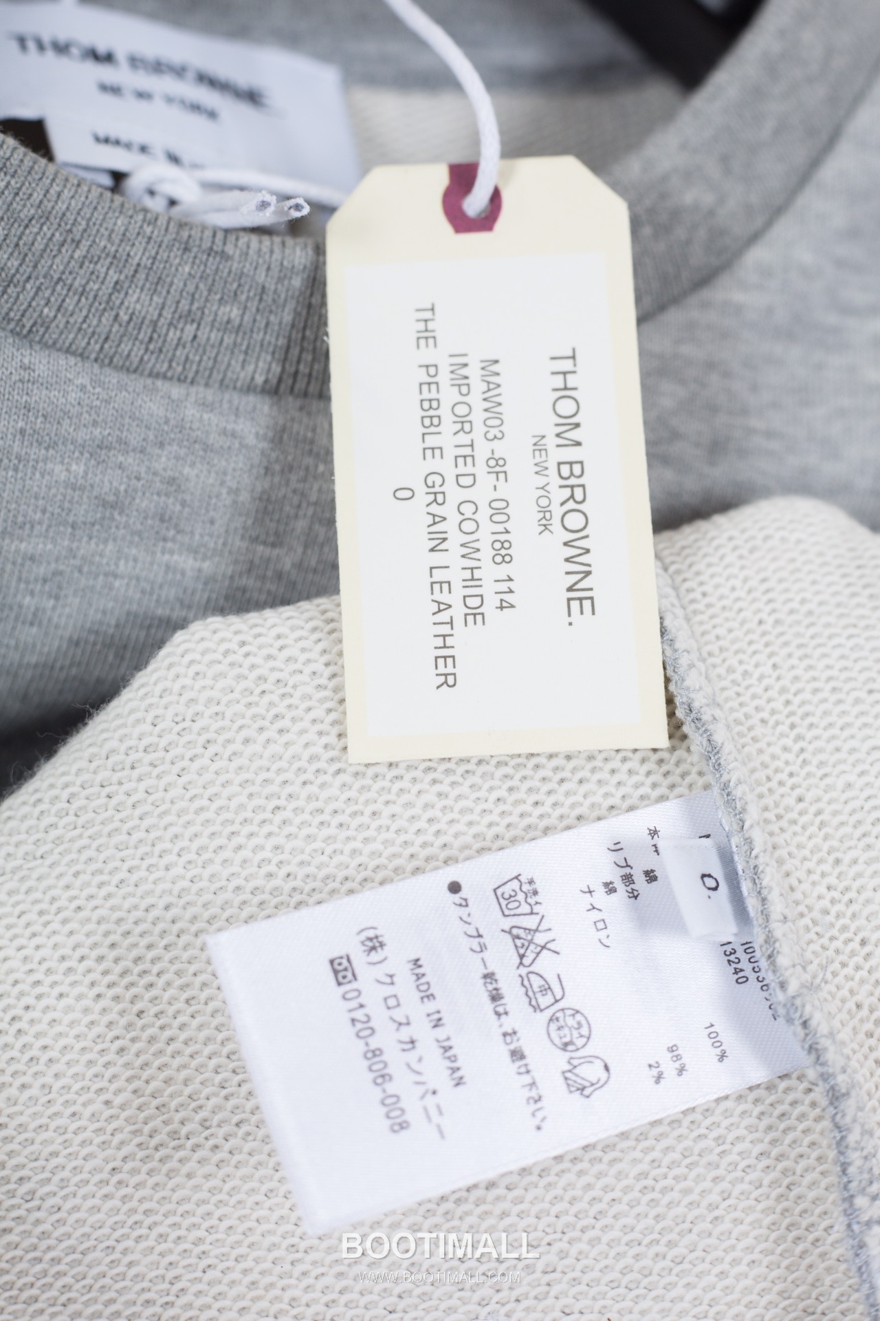 Thom Browne Dolphin Graphic Crew Neck Sweatshirt Navy Gray 톰브라운 돌핀 그래픽 크루넥 스웨트셔츠 네이비 그레이 1837 8