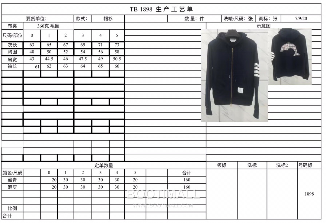 Thom Browne Dolphin Back Logo Zip-Up Hooded Jacket 톰브라운 돌핀 백 로고 집업 후드 자켓 1898 9