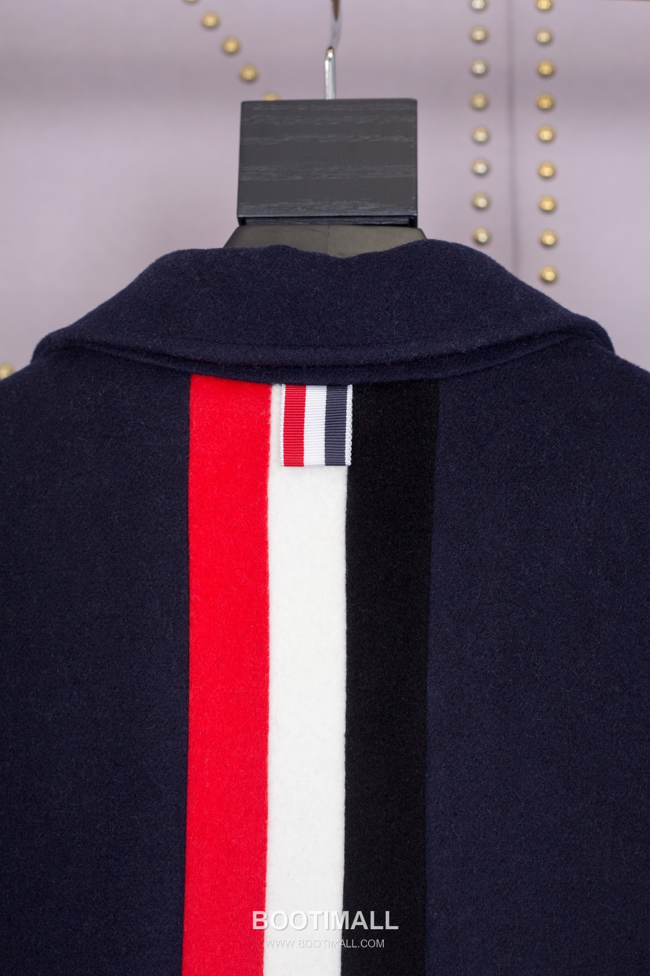 Thom Browne Striped Wool Coat with Back Webbing Tape 톰브라운 백 웨빙 테이프 스트라이프 울 코트 2019 4