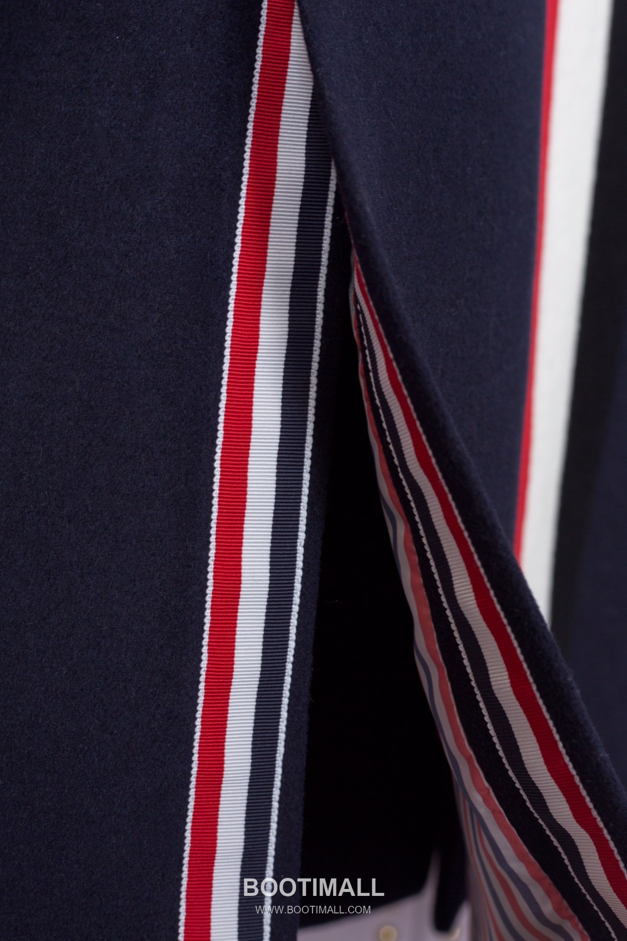 Thom Browne Striped Wool Coat with Back Webbing Tape 톰브라운 백 웨빙 테이프 스트라이프 울 코트 2019 7