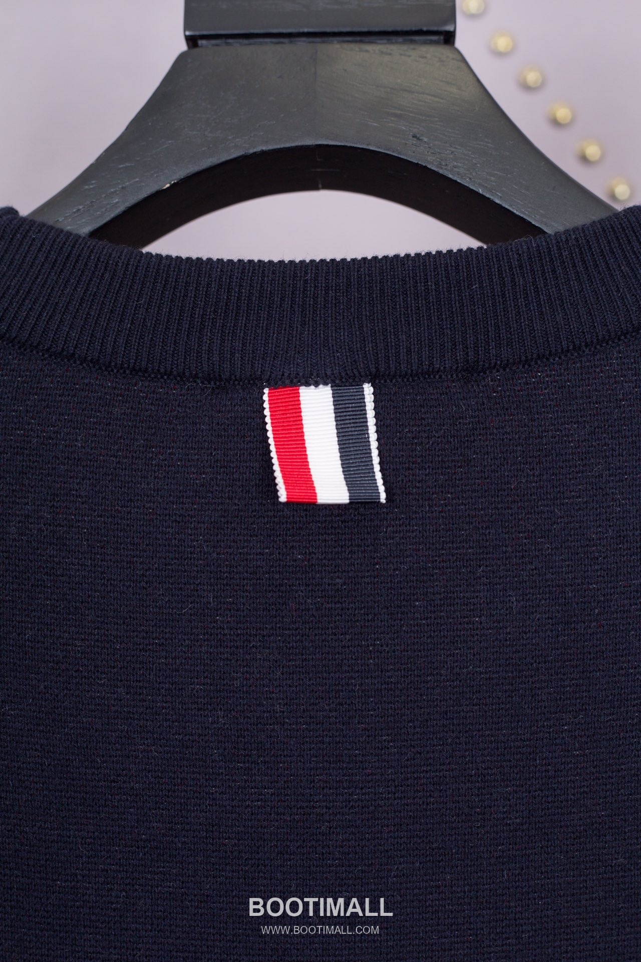 Thom Browne Check Dachshund Knit Crewneck Sweater Grey 톰브라운 체크 닥스훈트 니트 크루넥 스웨터 그레이 1922 8