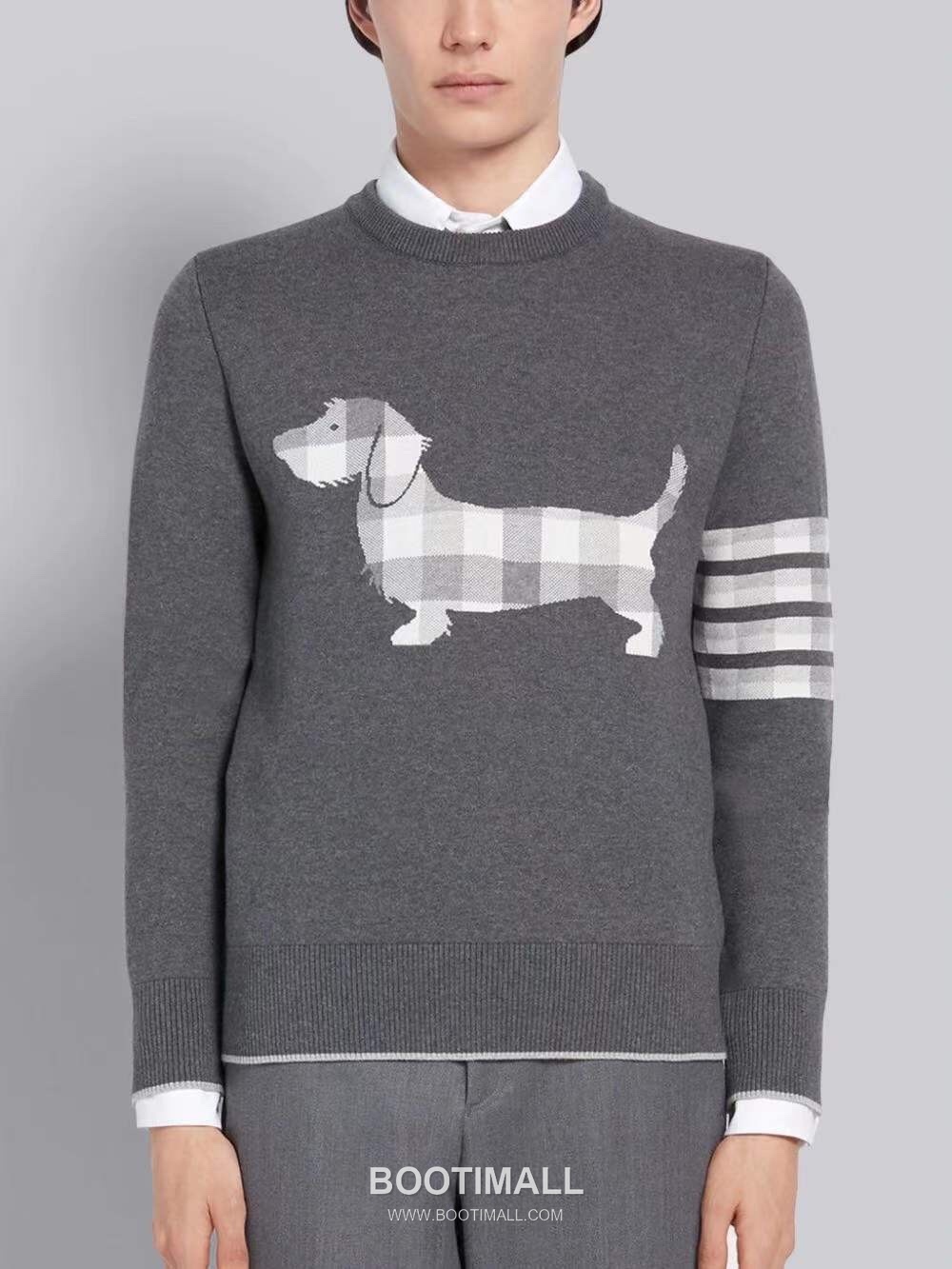 Thom Browne Checkered Dog Knit Crewneck Sweater 톰브라운 체커드 독 니트 크루넥 스웨터 1922 1