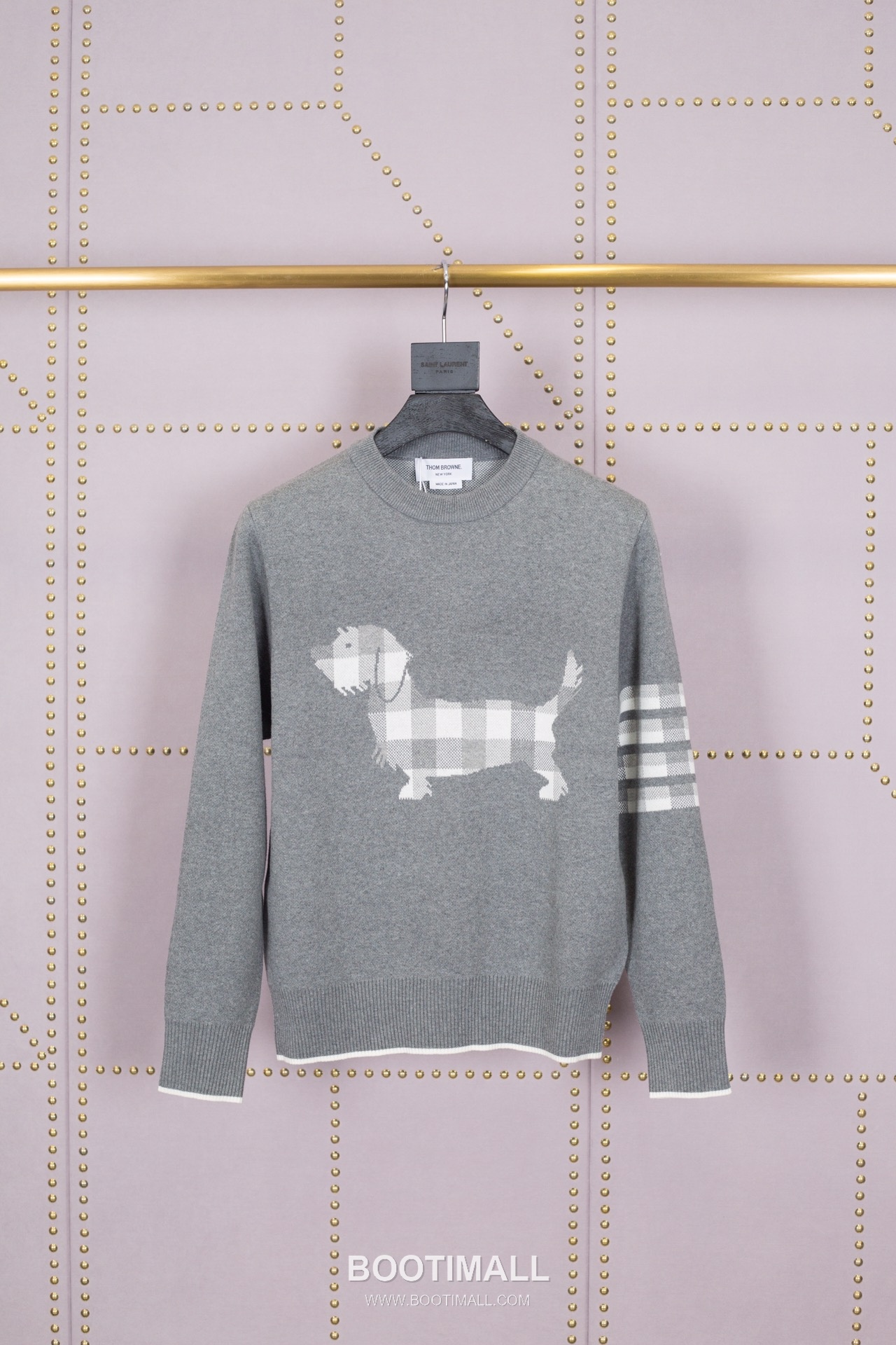 Thom Browne Checkered Dog Knit Crewneck Sweater 톰브라운 체커드 독 니트 크루넥 스웨터 1922 4