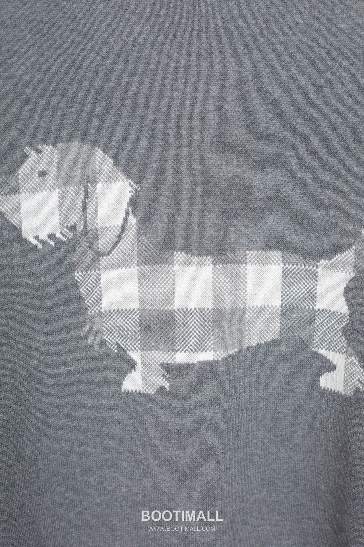 Thom Browne Checkered Dog Knit Crewneck Sweater 톰브라운 체커드 독 니트 크루넥 스웨터 1922 8