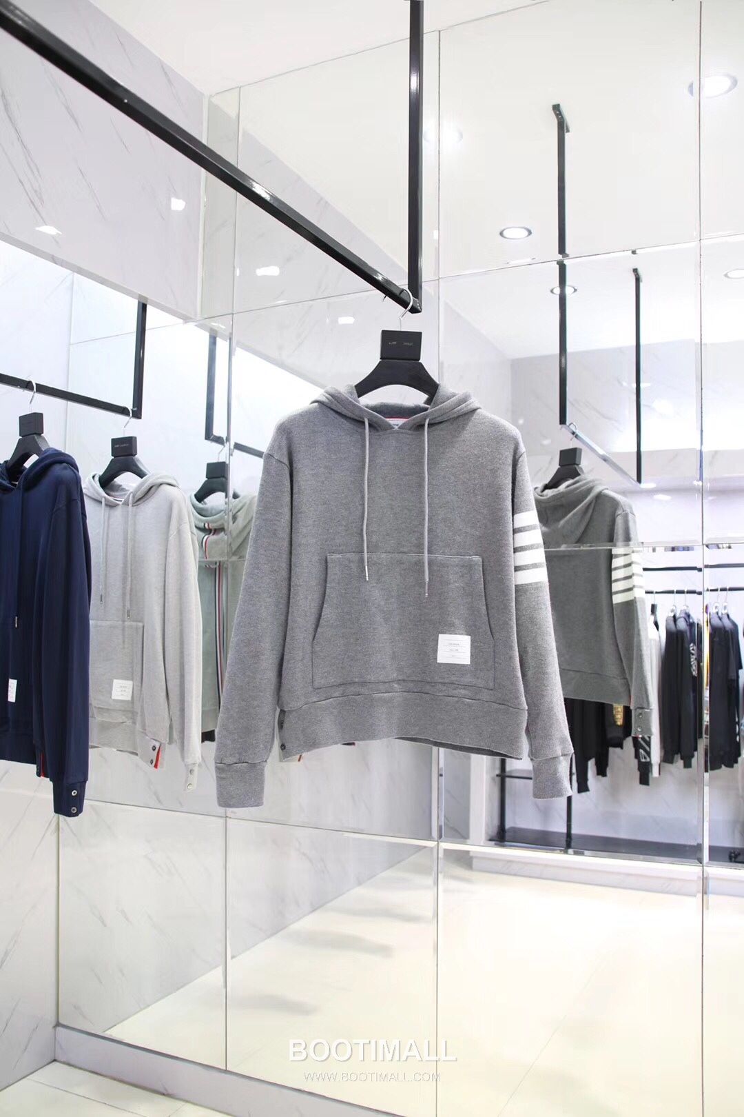 Thom Browne Cashmere Hoodie Grey 톰브라운 캐시미어 후디 그레이 TB850 4