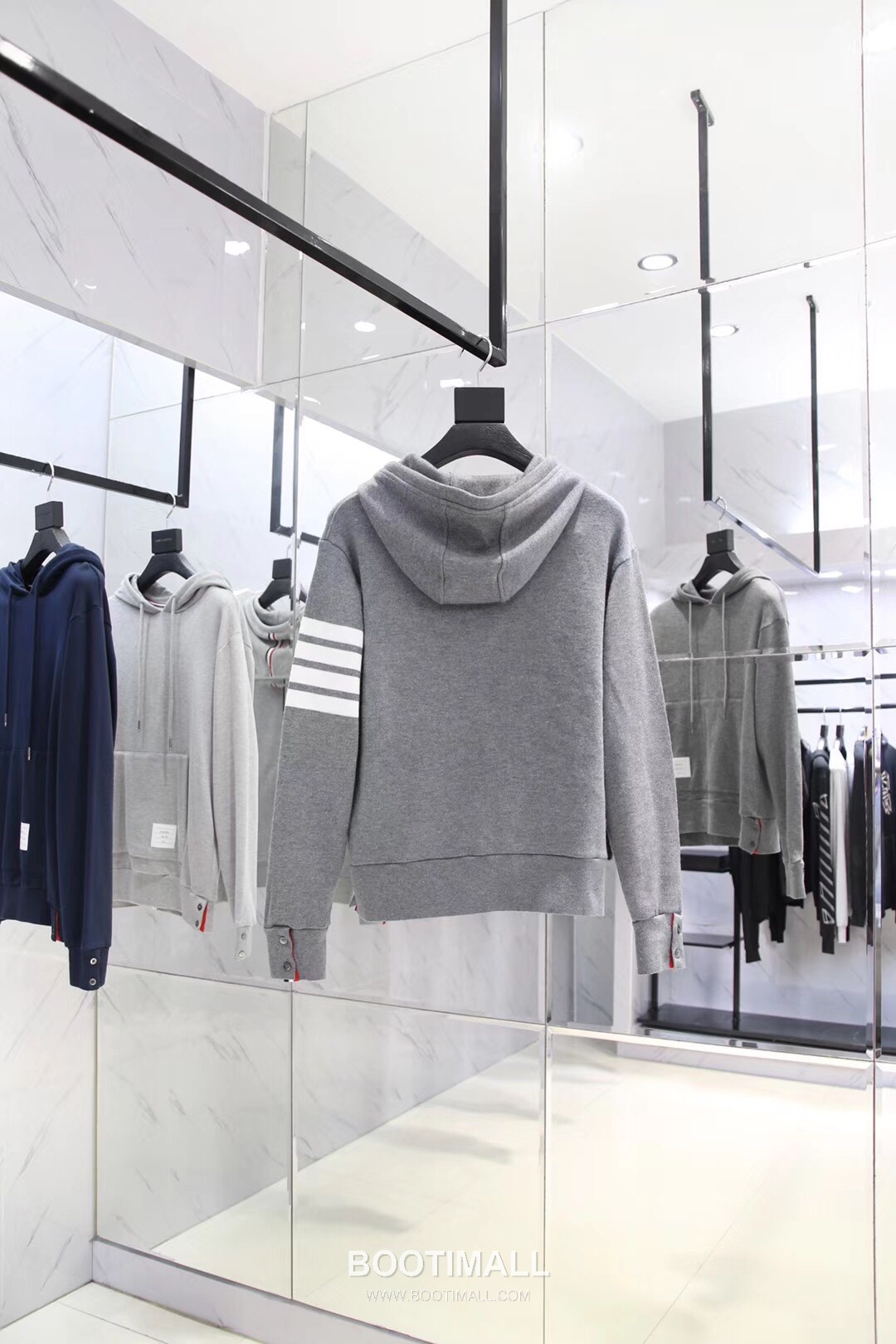 Thom Browne Cashmere Hoodie Grey 톰브라운 캐시미어 후디 그레이 TB850 5