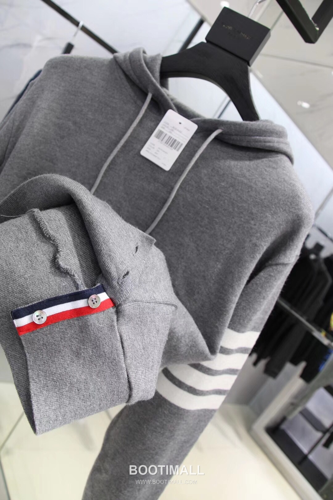 Thom Browne Cashmere Hoodie Grey 톰브라운 캐시미어 후디 그레이 TB850 8