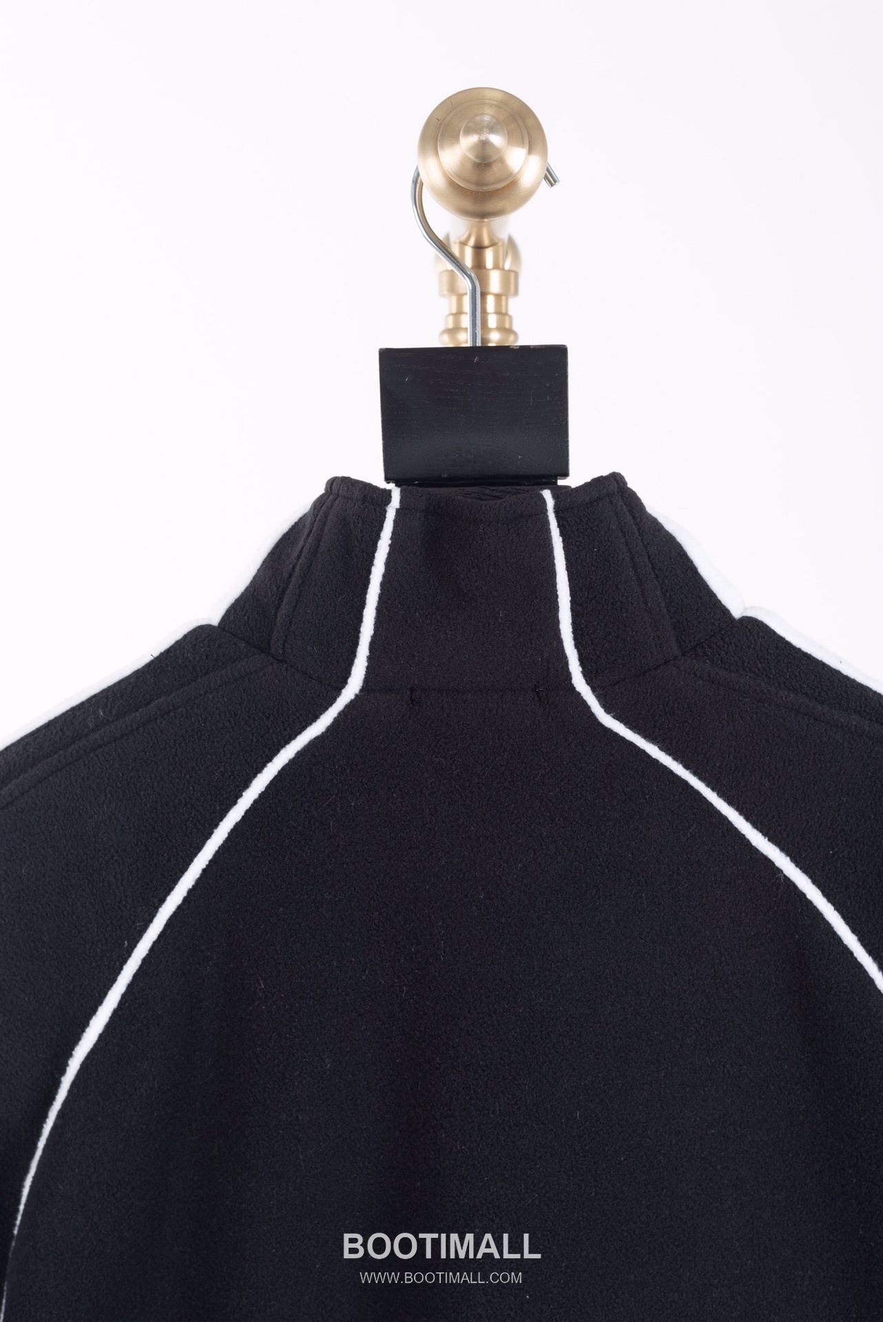 Balenciaga Double Hook Embroidery Stripe Fleece Zip-Up Jacket Black White 발렌시아가 더블 후크 자수 스트라이프 플리스 집업 자켓 블랙 화이트 2657 13