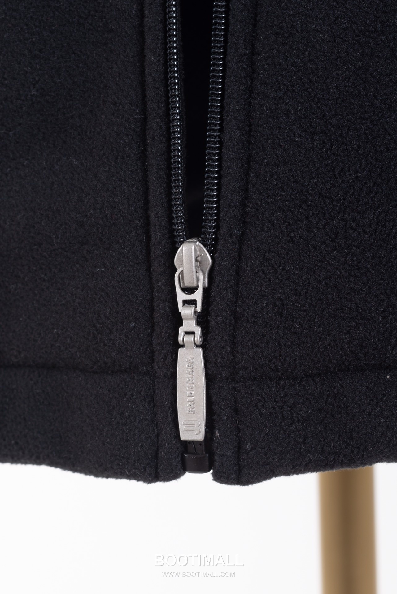 Balenciaga Double Hook Embroidery Stripe Fleece Zip-Up Jacket Black White 발렌시아가 더블 후크 자수 스트라이프 플리스 집업 자켓 블랙 화이트 2657 15