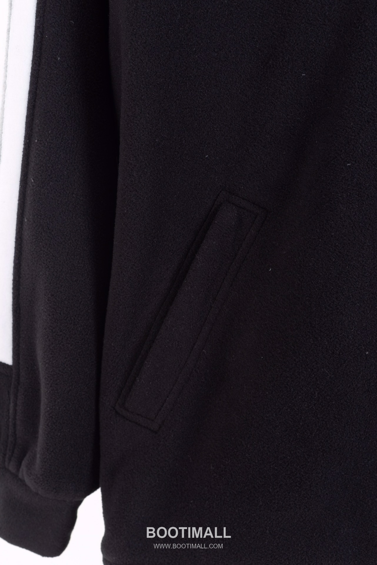 Balenciaga Double Hook Embroidery Stripe Fleece Zip-Up Jacket Black White 발렌시아가 더블 후크 자수 스트라이프 플리스 집업 자켓 블랙 화이트 2657 16