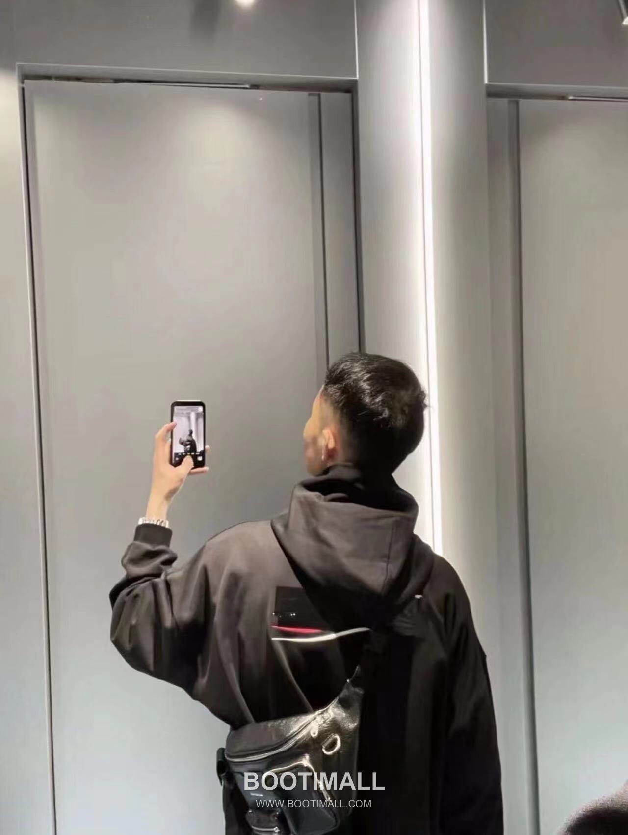 Balenciaga Black Tape Embroidery Hoodie Black 발렌시아가 블랙 테이프 자수 후드티 블랙 2637 9