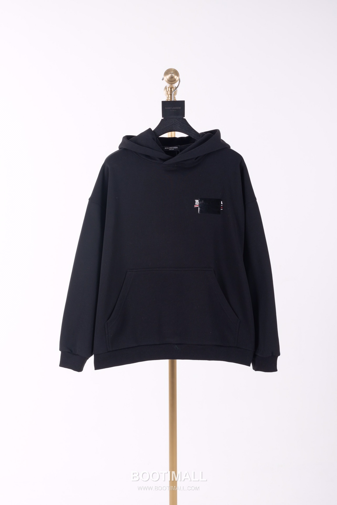 Balenciaga Black Tape Embroidery Hoodie Black 발렌시아가 블랙 테이프 자수 후드티 블랙 2637 10