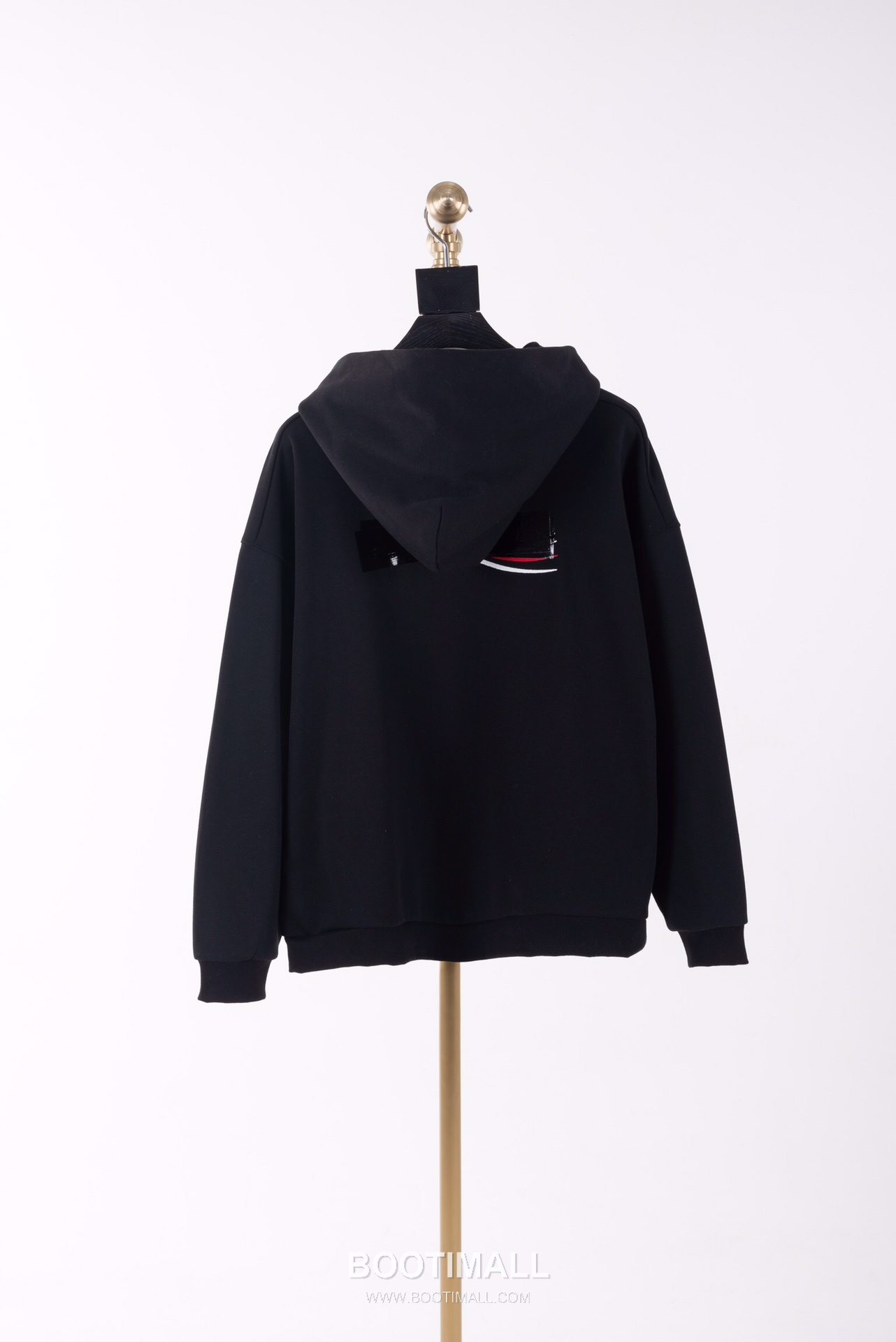 Balenciaga Black Tape Embroidery Hoodie Black 발렌시아가 블랙 테이프 자수 후드티 블랙 2637 11