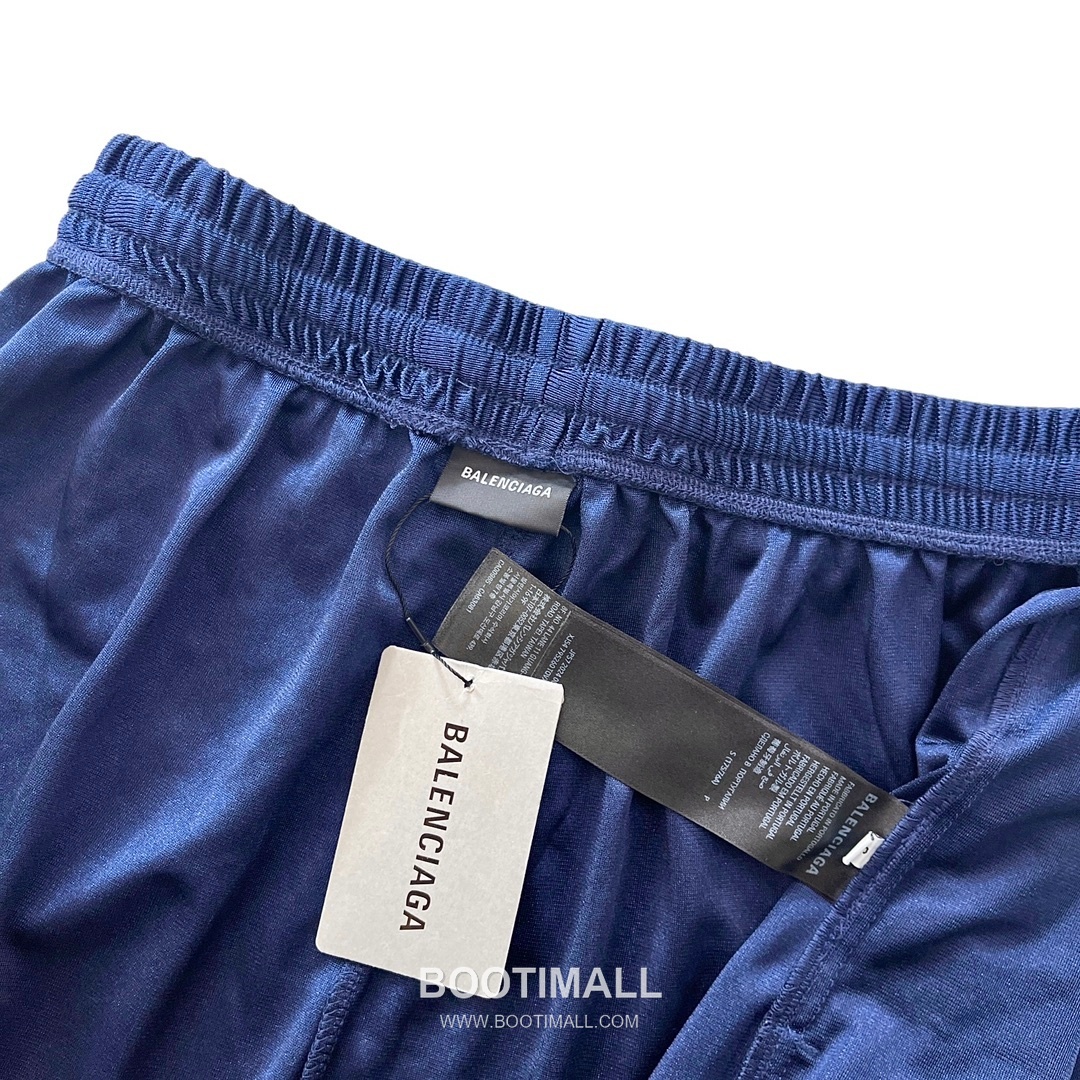 Balenciaga Double Ring Embroidery Basketball Shorts Navy 발렌시아가 더블 링 자수 바스켓볼 숏츠 네이비 31135 12