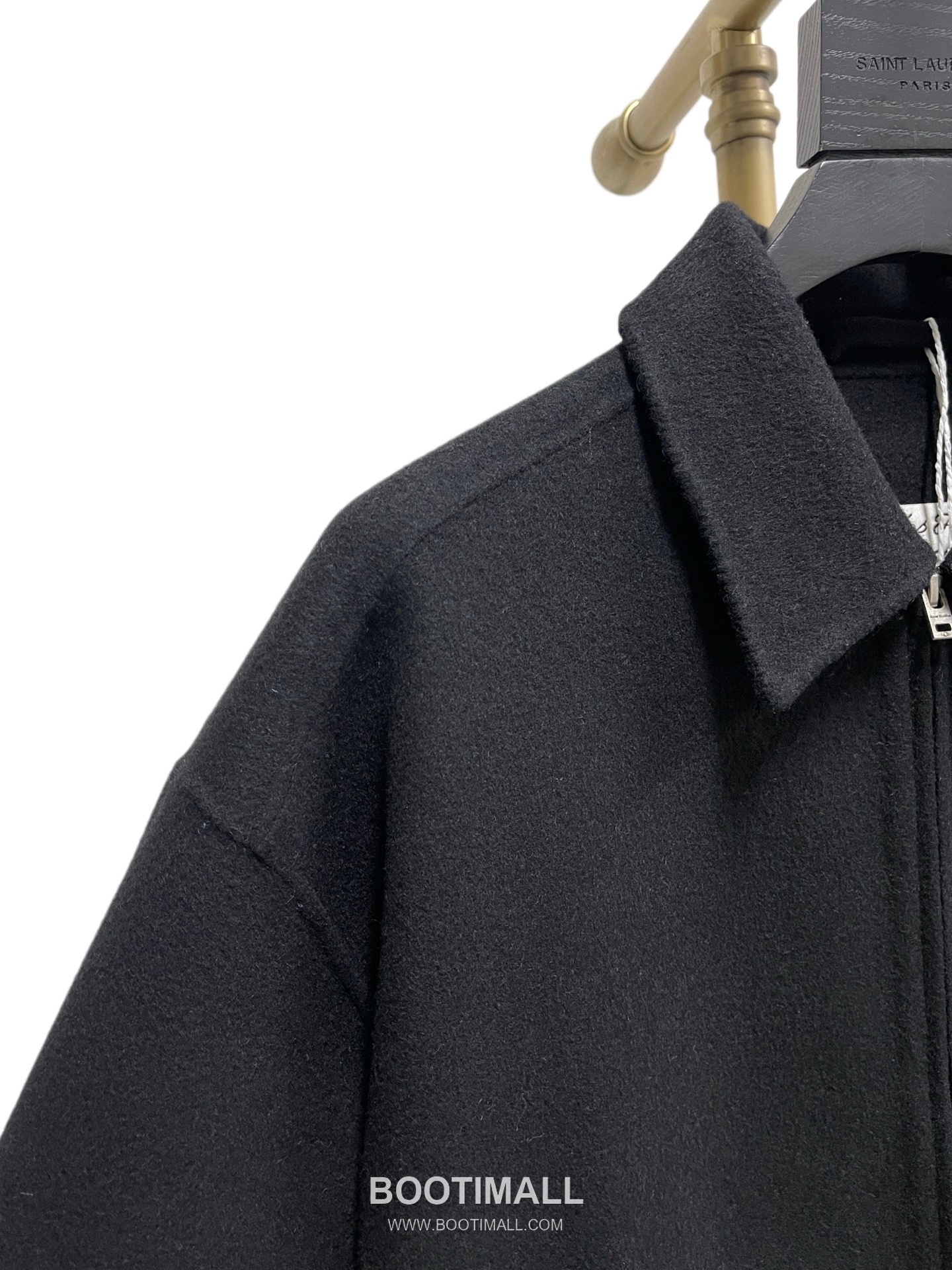 Acne Studios Cashmere Wool Collar Zip Jacket Black 아크네 스튜디오 캐시미어 울 칼라 집업 자켓 블랙 60065 13