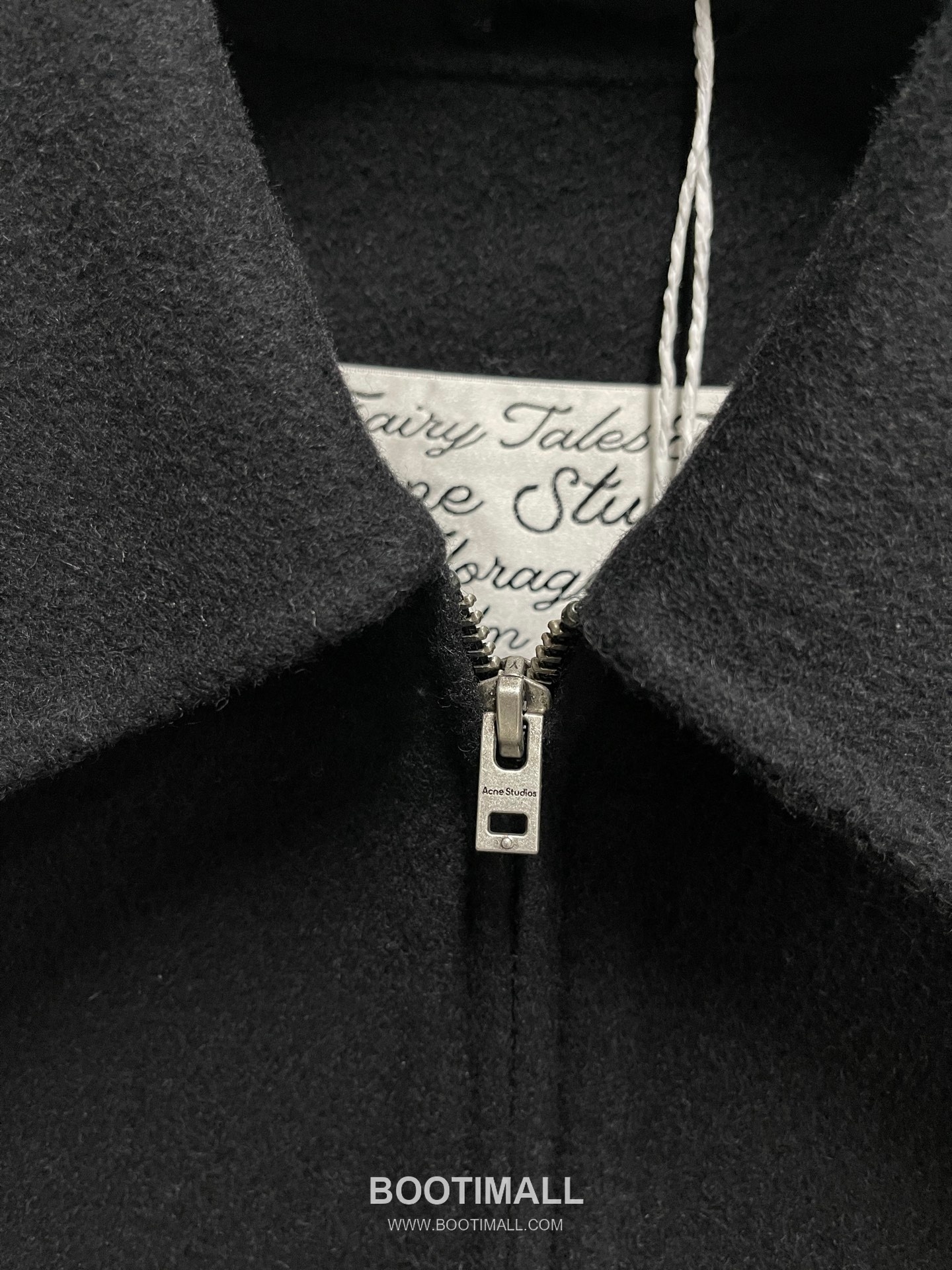 Acne Studios Cashmere Wool Collar Zip Jacket Black 아크네 스튜디오 캐시미어 울 칼라 집업 자켓 블랙 60065 15