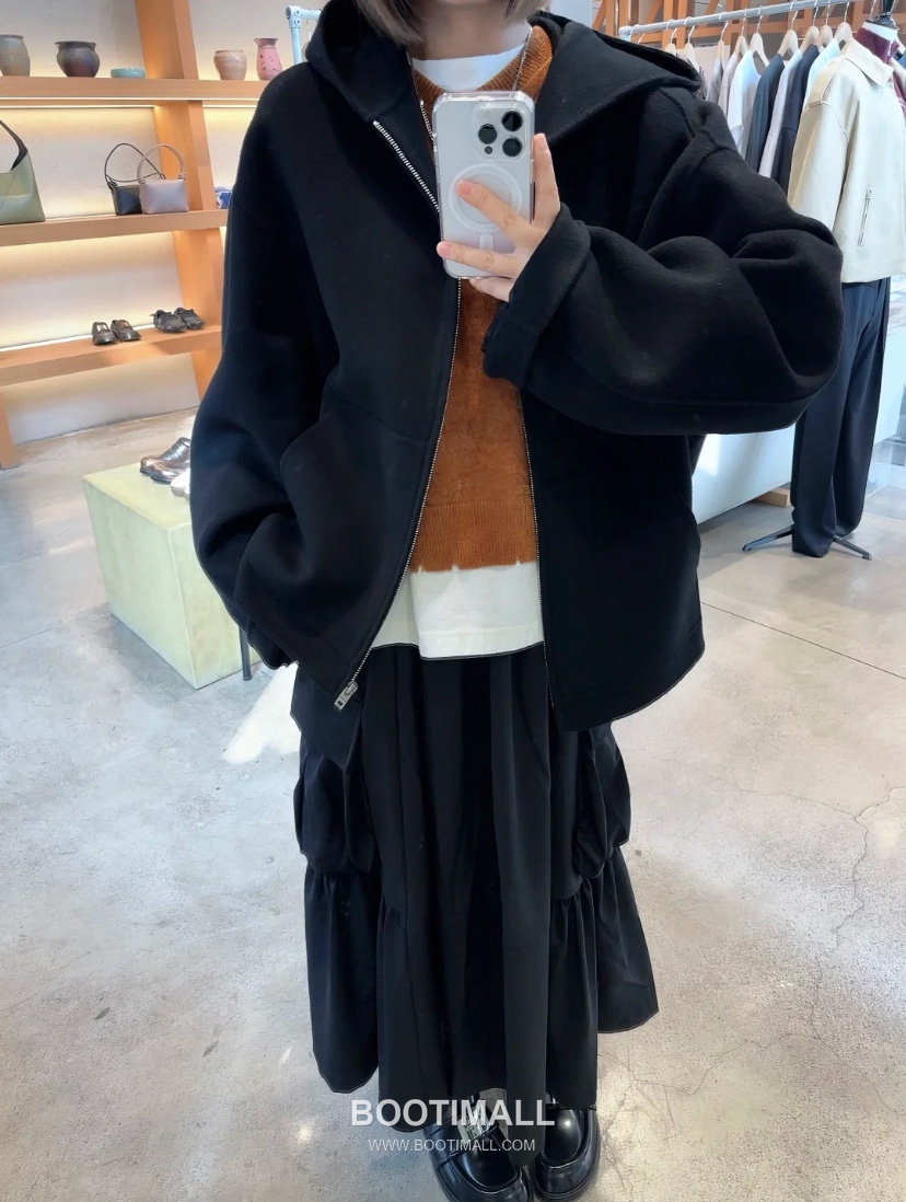 Acne Studios Cashmere Wool Hooded Zip-Up Jacket 60060 아크네 스튜디오 캐시미어 울 후드 집업 자켓 60060 4