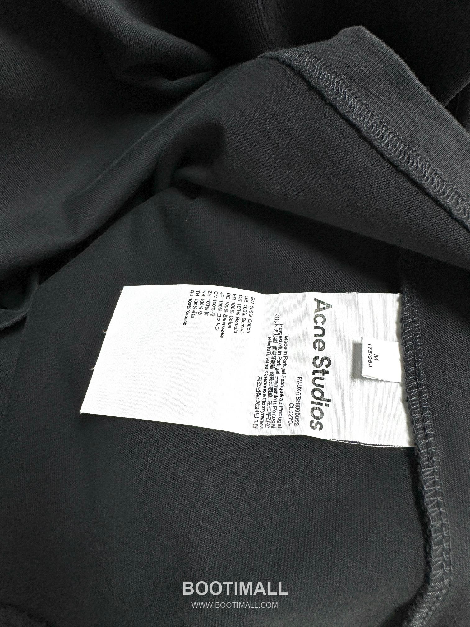 Acne Studios Logo Letter Print Round Neck Long Sleeve T-Shirt 아크네 스튜디오 로고 레터 프린트 라운드넥 긴팔 티셔츠 60033 12