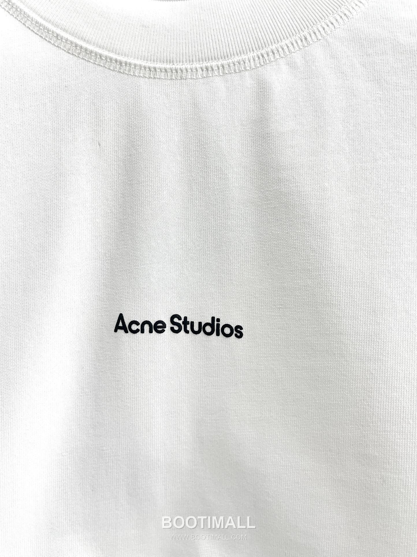 Acne Studios Logo Lettering Cotton T-Shirt White 아크네 스튜디오 로고 레터링 코튼 티셔츠 화이트 50005 13