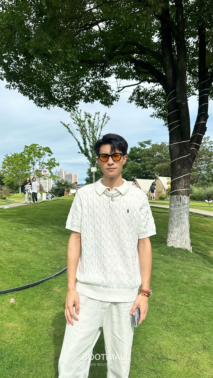 Ralph Lauren Cable Knit Polo Collar Short Sleeve Cotton Knit Shirt Cream 랄프로렌 케이블 니트 폴로 카라 반팔 코튼 니트 셔츠 크림 60112 7