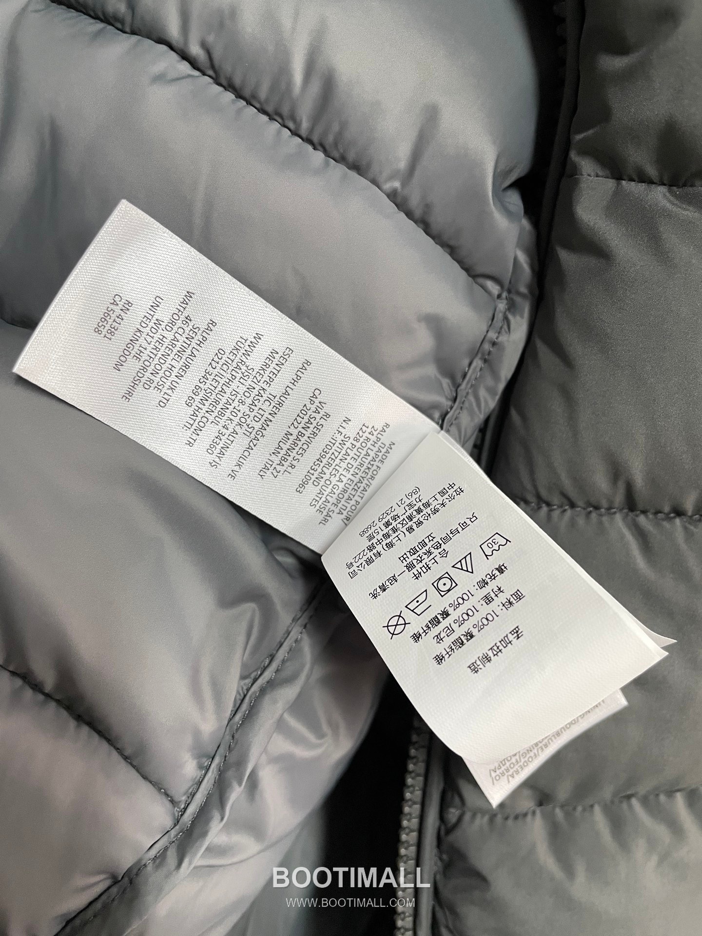 Ralph Lauren Classic Quilted Padded Cotton Jacket Grey 랄프로렌 클래식 퀼팅 패딩 코튼 자켓 그레이 8