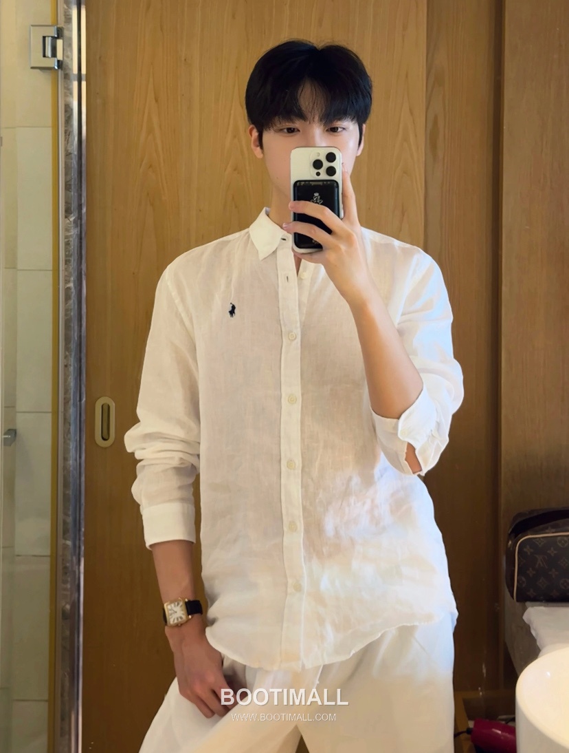 Ralph Lauren Classic Linen Shirt White 랄프로렌 클래식 리넨 셔츠 화이트 31301 6