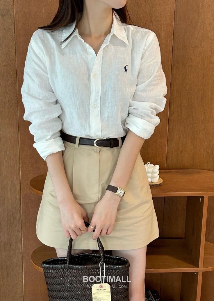 Ralph Lauren Classic Linen Shirt White 랄프로렌 클래식 리넨 셔츠 화이트 31301 8