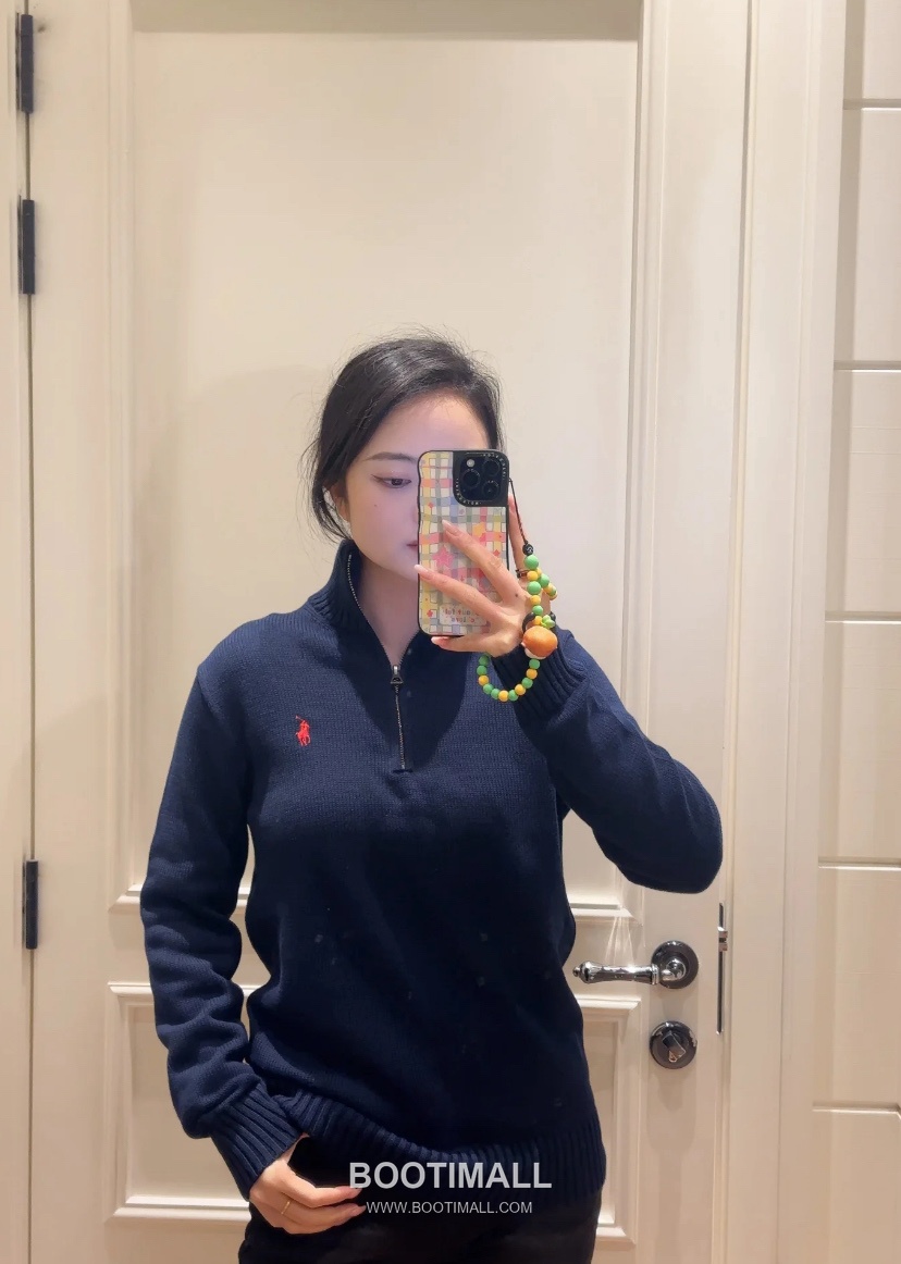 Ralph Lauren Stand Collar Half Zip Knit Sweater 랄프로렌 스탠드 칼라 하프 집업 니트 스웨터 1