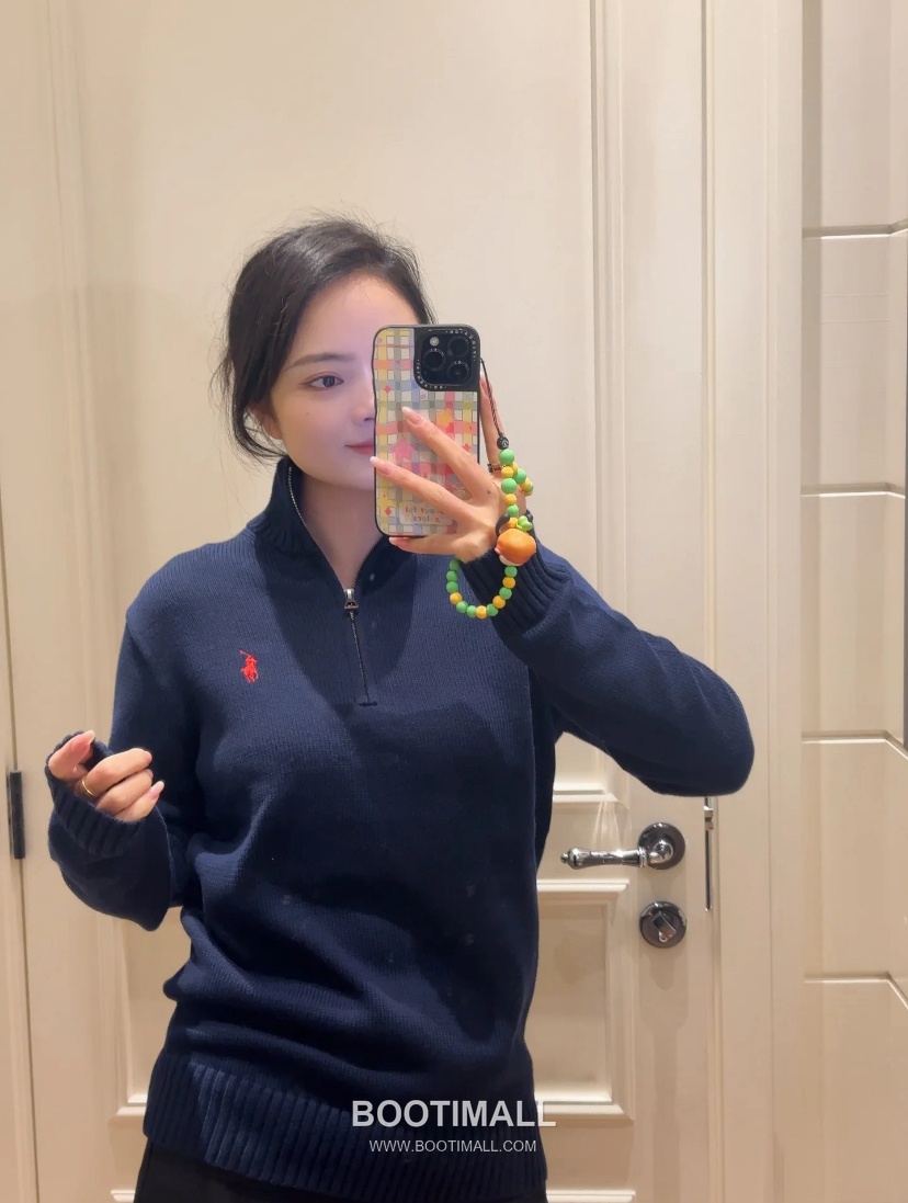 Ralph Lauren Stand Collar Half Zip Knit Sweater 랄프로렌 스탠드 칼라 하프 집업 니트 스웨터 2