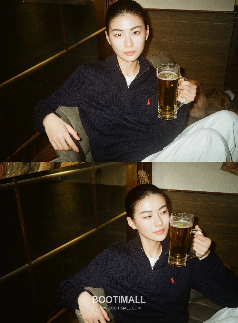 Ralph Lauren Stand Collar Half Zip Knit Sweater 랄프로렌 스탠드 칼라 하프 집업 니트 스웨터 4