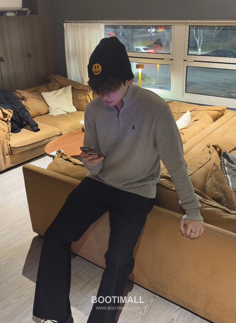 Ralph Lauren Stand Collar Half Zip Knit Sweater 랄프로렌 스탠드 칼라 하프 집업 니트 스웨터 8