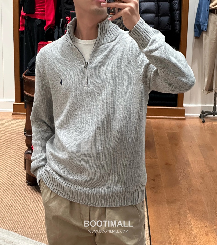 Ralph Lauren Stand Collar Half Zip Knit Sweater 랄프로렌 스탠드 칼라 하프 집업 니트 스웨터 12