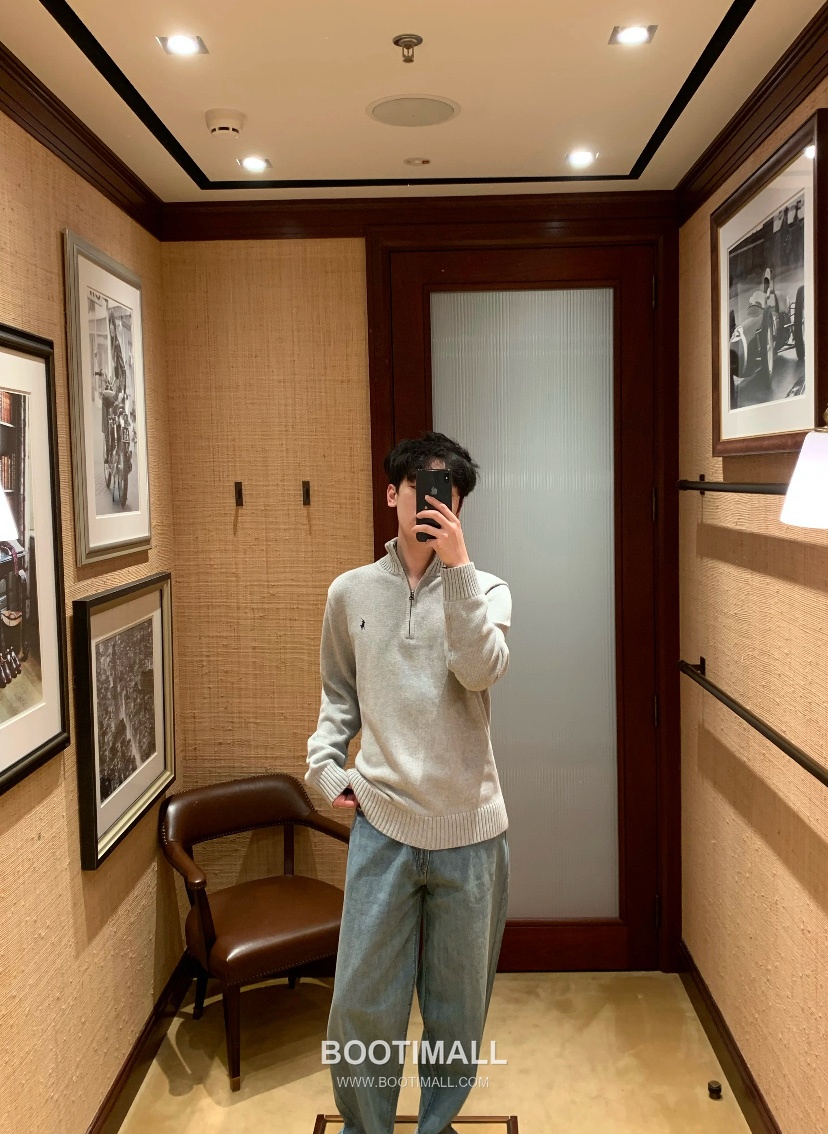 Ralph Lauren Stand Collar Half Zip Knit Sweater 랄프로렌 스탠드 칼라 하프 집업 니트 스웨터 15