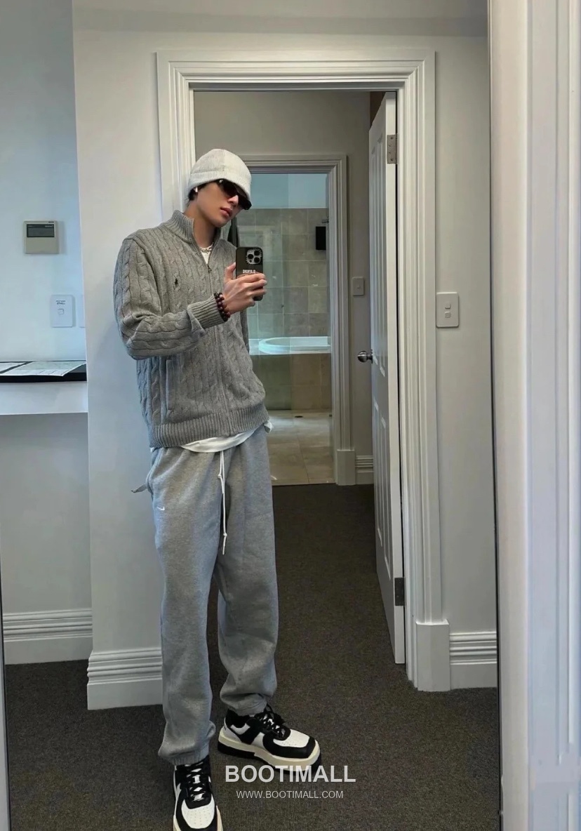 Ralph Lauren Cable Knit Full Zip Cardigan Grey 랄프로렌 케이블 니트 풀 집업 카디건 그레이 60053 4