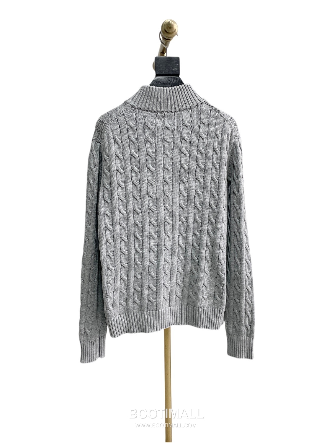 Ralph Lauren Cable Knit Full Zip Cardigan Grey 랄프로렌 케이블 니트 풀 집업 카디건 그레이 60053 11