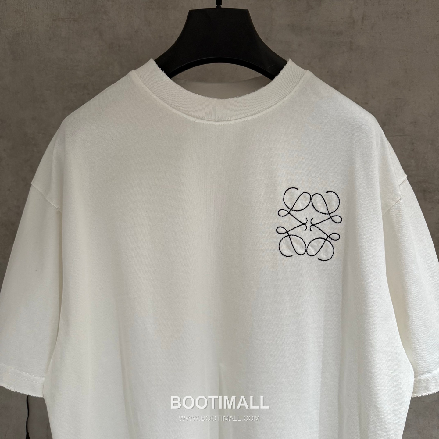 Loewe Embroidered Logo Cotton Short Sleeve T-Shirt 로에베 자수 로고 코튼 반팔 티셔츠 6