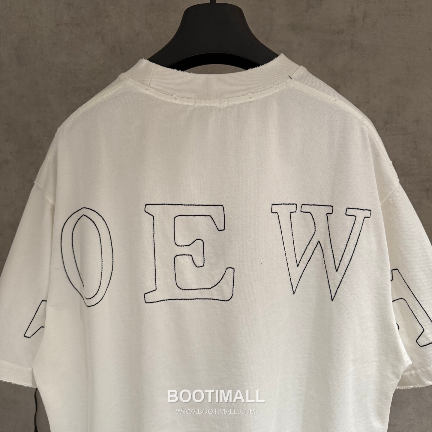 Loewe Embroidered Logo Cotton Short Sleeve T-Shirt 로에베 자수 로고 코튼 반팔 티셔츠 7