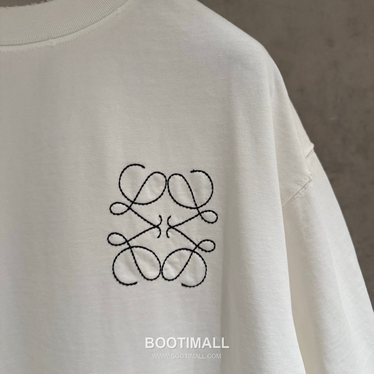 Loewe Embroidered Logo Cotton Short Sleeve T-Shirt 로에베 자수 로고 코튼 반팔 티셔츠 9