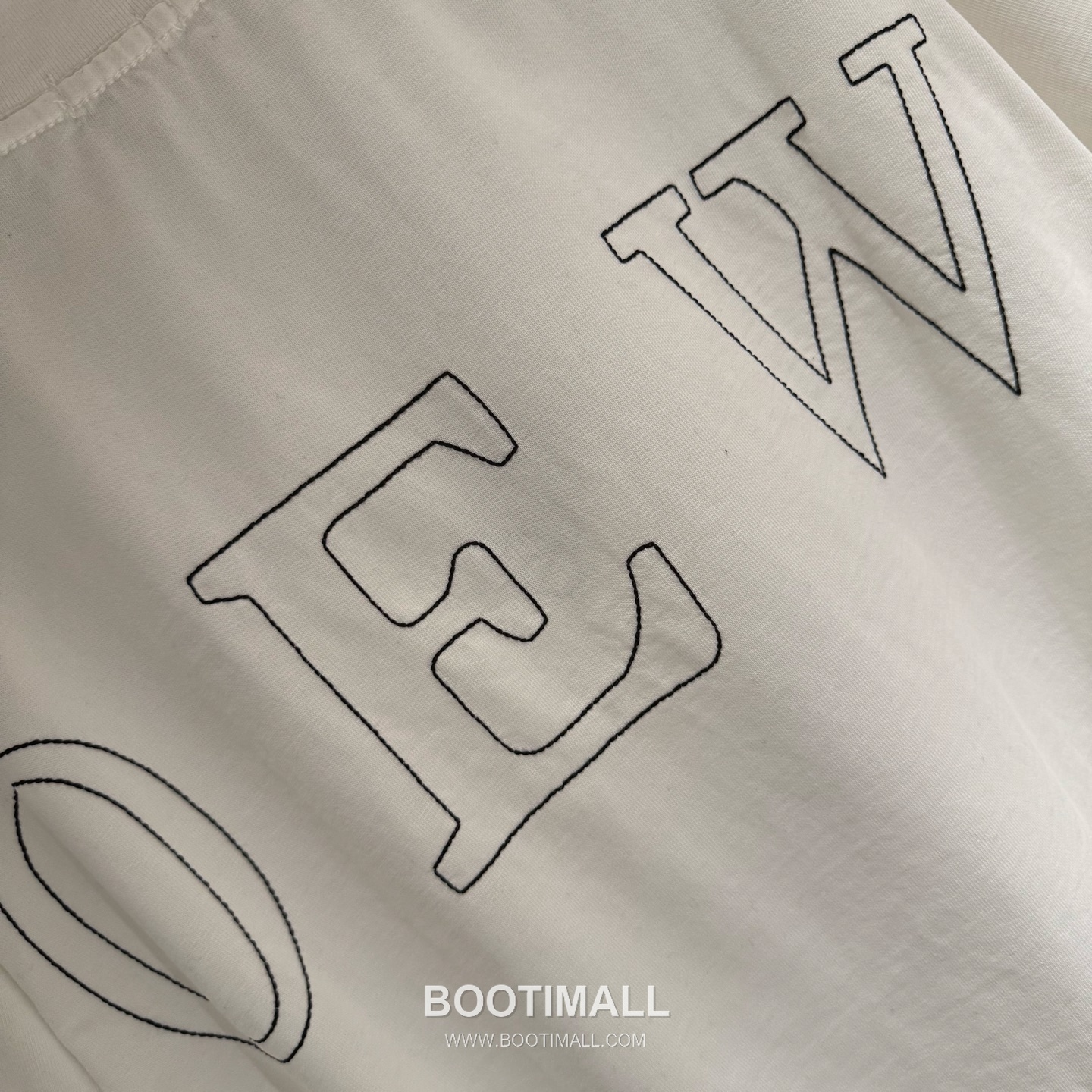 Loewe Embroidered Logo Cotton Short Sleeve T-Shirt 로에베 자수 로고 코튼 반팔 티셔츠 10