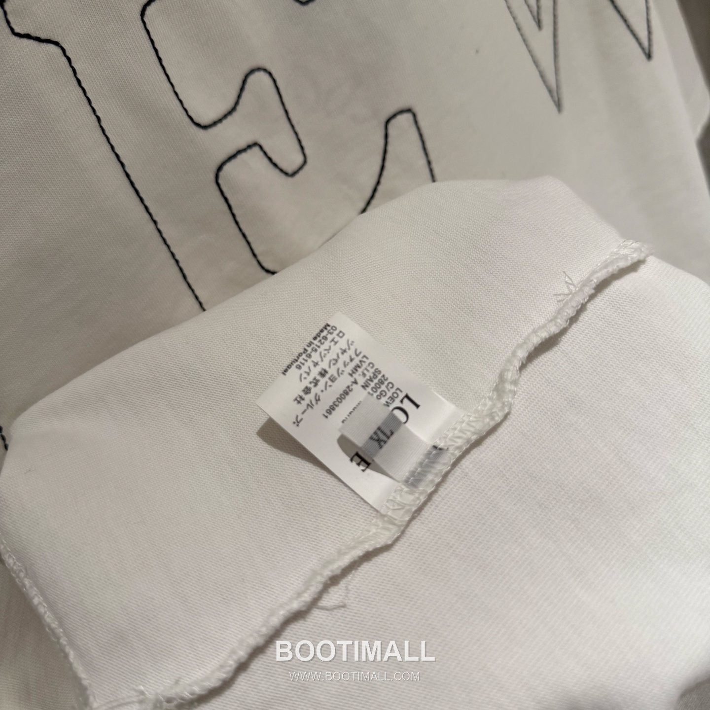 Loewe Embroidered Logo Cotton Short Sleeve T-Shirt 로에베 자수 로고 코튼 반팔 티셔츠 11