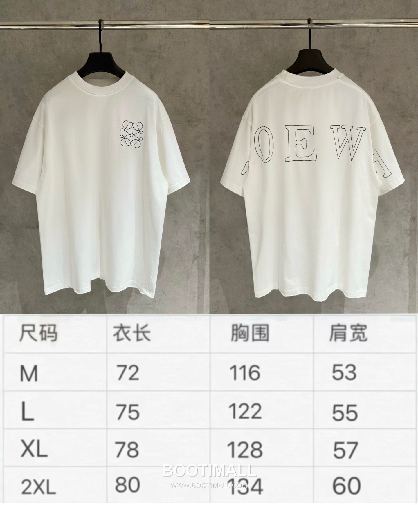 Loewe Embroidered Logo Cotton Short Sleeve T-Shirt 로에베 자수 로고 코튼 반팔 티셔츠 13
